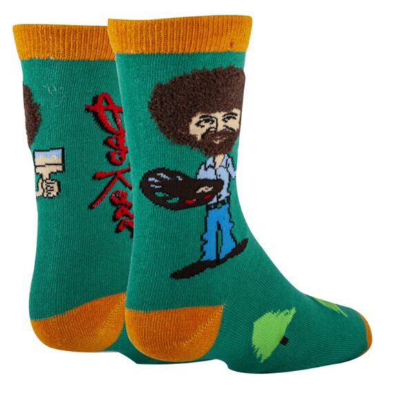 NWT True Bob Ross Crew Socks - Picture 1 of 10
